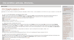 Desktop Screenshot of cinesovietico.wordpress.com
