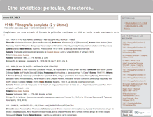 Tablet Screenshot of cinesovietico.wordpress.com