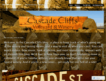 Tablet Screenshot of cascadecliffsblog.wordpress.com