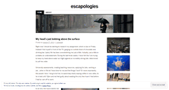 Desktop Screenshot of escapologies.wordpress.com