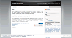 Desktop Screenshot of ebizportal.wordpress.com