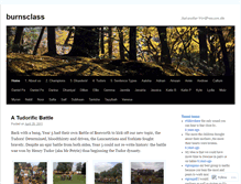 Tablet Screenshot of burnsclass.wordpress.com