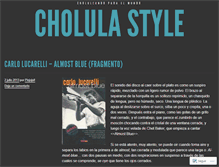 Tablet Screenshot of cholulastyle.wordpress.com