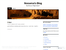 Tablet Screenshot of noxserva.wordpress.com