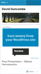 Mobile Screenshot of daveduncombe.wordpress.com