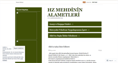 Desktop Screenshot of mehdininalametleri.wordpress.com