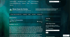 Desktop Screenshot of amomgoesincircles.wordpress.com