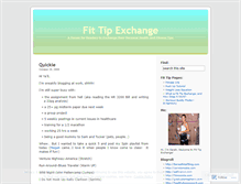 Tablet Screenshot of fittipexchange.wordpress.com