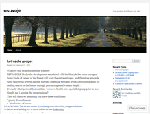 Tablet Screenshot of osuvoje.wordpress.com
