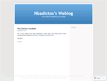 Tablet Screenshot of nbadictos2.wordpress.com