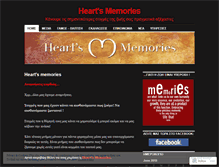 Tablet Screenshot of heartsmemories.wordpress.com