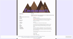 Desktop Screenshot of emmmmerz.wordpress.com