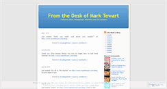 Desktop Screenshot of marktewart.wordpress.com