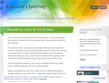 Tablet Screenshot of healersjourney.wordpress.com