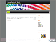Tablet Screenshot of laurabetterly.wordpress.com