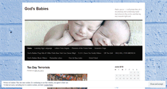 Desktop Screenshot of godsbabies.wordpress.com