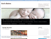Tablet Screenshot of godsbabies.wordpress.com