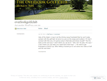 Tablet Screenshot of overlookgolfclub.wordpress.com