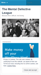 Mobile Screenshot of mentaldefective.wordpress.com