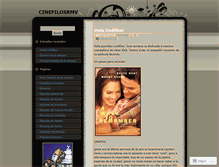Tablet Screenshot of cinefilosrmv.wordpress.com