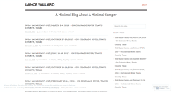 Desktop Screenshot of lancewillard.wordpress.com