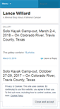 Mobile Screenshot of lancewillard.wordpress.com