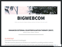 Tablet Screenshot of bigwebcom.wordpress.com