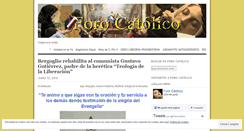 Desktop Screenshot of forocatolico.wordpress.com