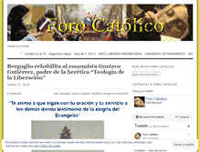 Tablet Screenshot of forocatolico.wordpress.com