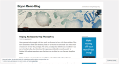 Desktop Screenshot of bryonremo.wordpress.com