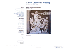 Tablet Screenshot of newlaocoon.wordpress.com