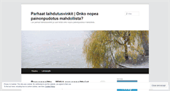 Desktop Screenshot of nopeatlaihdutusvinkit.wordpress.com