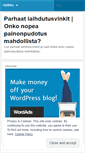 Mobile Screenshot of nopeatlaihdutusvinkit.wordpress.com