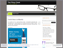 Tablet Screenshot of pinoygeek.wordpress.com