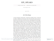 Tablet Screenshot of epispeaks.wordpress.com