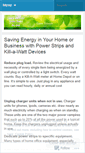 Mobile Screenshot of energysaverbooks.wordpress.com