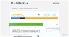 Desktop Screenshot of disenobarato.wordpress.com