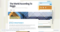 Desktop Screenshot of kielegging.wordpress.com