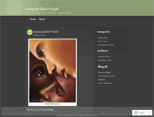 Tablet Screenshot of lovingtheblackfemale.wordpress.com
