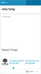 Mobile Screenshot of amyfung.wordpress.com