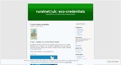 Desktop Screenshot of ecocred.wordpress.com