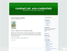Tablet Screenshot of ecocred.wordpress.com