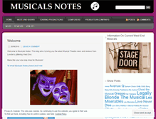 Tablet Screenshot of musicalsnotes.wordpress.com