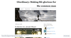 Desktop Screenshot of glordinary.wordpress.com