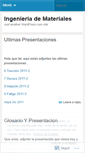 Mobile Screenshot of ingedemateriales.wordpress.com