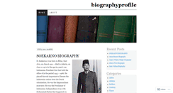 Desktop Screenshot of biographyprofile.wordpress.com