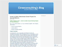 Tablet Screenshot of ctreeconsulting.wordpress.com