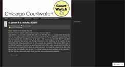 Desktop Screenshot of chicagocourtwatch.wordpress.com