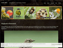 Tablet Screenshot of geertsines.wordpress.com