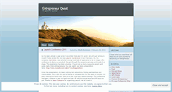Desktop Screenshot of entrepreneurquest.wordpress.com